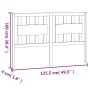 Cabecero de cama madera maciza de pino 125,5x4x100 cm de vidaXL, Cabeceros y pies de cama - Ref: Foro24-818560, Precio: 32,83...