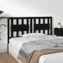 Cabecero de cama madera maciza de pino negro 125,5x4x100 cm de vidaXL, Cabeceros y pies de cama - Ref: Foro24-818564, Precio:...