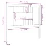 Cabecero madera maciza de pino 106x4x100 cm de vidaXL, Cabeceros y pies de cama - Ref: Foro24-818655, Precio: 31,42 €, Descue...