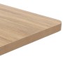 Mesa de bistró MDF marrón claro 50x50 cm en Mesas de comedor | Comprar online en Foru.es