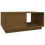 Mesa de centro madera maciza de pino marrón miel 80x50x35,5 cm de vidaXL, Mesas de centro - Ref: Foro24-818263, Precio: 60,75...