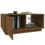 Mesa de centro madera maciza de pino marrón miel 80x50x35,5 cm de vidaXL, Mesas de centro - Ref: Foro24-818263, Precio: 60,75...