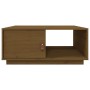 Mesa de centro madera maciza de pino marrón miel 80x50x35,5 cm de vidaXL, Mesas de centro - Ref: Foro24-818263, Precio: 60,75...