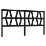 Cabecero de cama madera maciza de pino negro 206x4x100 cm de vidaXL, Cabeceros y pies de cama - Ref: Foro24-818644, Precio: 3...