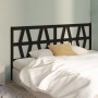 Cabecero de cama madera maciza de pino negro 206x4x100 cm de vidaXL, Cabeceros y pies de cama - Ref: Foro24-818644, Precio: 3...