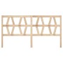 Cabecero de cama madera maciza de pino 206x4x100 cm de vidaXL, Cabeceros y pies de cama - Ref: Foro24-818640, Precio: 41,96 €...