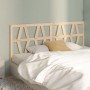 Cabecero de cama madera maciza de pino 206x4x100 cm de vidaXL, Cabeceros y pies de cama - Ref: Foro24-818640, Precio: 41,96 €...