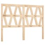 Cabecero de cama madera maciza de pino 146x4x100 cm de vidaXL, Cabeceros y pies de cama - Ref: Foro24-818620, Precio: 51,57 €...