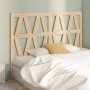 Cabecero de cama madera maciza de pino 146x4x100 cm de vidaXL, Cabeceros y pies de cama - Ref: Foro24-818620, Precio: 51,57 €...