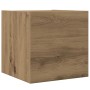 Mueble para TV de pared madera contrachapada artesanal 4 piezas en Muebles TV | Comprar online en Foru.es