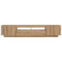 Mueble de TV luces LED madera roble artisan 200x35x40 cm en Muebles TV | Comprar online en Foru.es