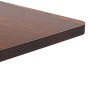 Mesa de bistró MDF marrón oscuro 50x50 cm en Mesas de comedor | Comprar online en Foru.es