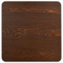 Mesa de bistró MDF marrón oscuro 50x50 cm en Mesas de comedor | Comprar online en Foru.es
