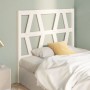 Cabecero de cama madera maciza de pino blanco 96x4x100 cm de vidaXL, Cabeceros y pies de cama - Ref: Foro24-818601, Precio: 2...