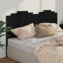Cabecero de cama madera maciza de pino negro 206x4x110 cm de vidaXL, Cabeceros y pies de cama - Ref: Foro24-818494, Precio: 5...