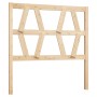 Cabecero de cama madera maciza de pino 106x4x100 cm de vidaXL, Cabeceros y pies de cama - Ref: Foro24-818605, Precio: 32,09 €...