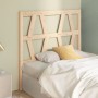 Cabecero de cama madera maciza de pino 106x4x100 cm de vidaXL, Cabeceros y pies de cama - Ref: Foro24-818605, Precio: 32,09 €...
