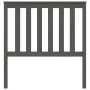 Cabecero de cama madera maciza de pino gris 96x6x101 cm de vidaXL, Cabeceros y pies de cama - Ref: Foro24-818502, Precio: 34,...