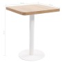 Mesa de bistró MDF marrón claro 60x60 cm en Mesas de comedor | Comprar online en Foru.es