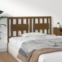 Cabecero de cama madera maciza pino marrón miel 145,5x4x100 cm de vidaXL, Cabeceros y pies de cama - Ref: Foro24-818573, Prec...