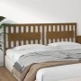 Honey brown solid pine wood bed headboard 205x4x100 cm by vidaXL, Headboards and footboards - Ref: Foro24-818593, Price: 46,4...