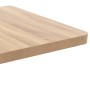 Mesa de bistró MDF marrón claro 60x60 cm en Mesas de comedor | Comprar online en Foru.es