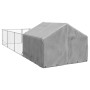 Caseta perros exterior con corral 7x2x1,5 m acero galvanizado en Casetas para perros | Comprar online en Foru.es
