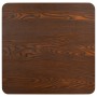 Mesa de jardín bistró MDF marrón oscuro 60x60 cm en Mesas de comedor | Comprar online en Foru.es