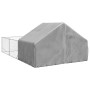 Caseta perros exterior con corral 6x3x1,9 m acero galvanizado en Casetas para perros | Comprar online en Foru.es