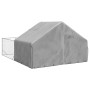 Caseta perros exterior con corral 5x3x1,9 m acero galvanizado en Casetas para perros | Comprar online en Foru.es