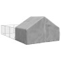 Caseta perros exterior con corral 7x3x1,9 m acero galvanizado en Casetas para perros | Comprar online en Foru.es