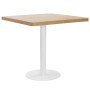 Mesa de bistró MDF marrón claro 80x80 cm en Mesas de comedor | Comprar online en Foru.es