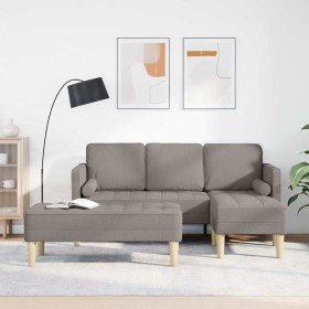 Juego de Sofá con cojín 2 pcs Taupé Poliéster en Sofás | Comprar online en Foru.es