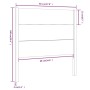 Cabecero madera maciza de pino 96x4x100 cm de vidaXL, Cabeceros y pies de cama - Ref: Foro24-818700, Precio: 39,89 €, Descuen...