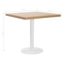 Mesa de bistró MDF marrón claro 80x80 cm en Mesas de comedor | Comprar online en Foru.es