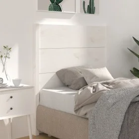 Kopfteil aus massivem weißem Kiefernholz, 81 x 4 x 100 cm von vidaXL, Kopf- und Fußteile - Ref: Foro24-818696, Preis: 71,75 €...