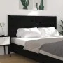 Cabecero madera maciza de pino negro 206x4x100 cm de vidaXL, Cabeceros y pies de cama - Ref: Foro24-818744, Precio: 56,94 €, ...
