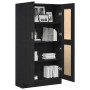 Librería Roble Negro 82,5 x 30,5 x 150 cm Madera de ingeniería en Librerías y estanterías | Comprar online en Foru.es