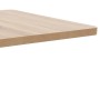 Mesa de bistró MDF marrón claro 80x80 cm en Mesas de comedor | Comprar online en Foru.es