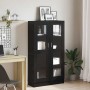 Librería Roble Negro 82,5 x 30,5 x 150 cm Madera de ingeniería en Librerías y estanterías | Comprar online en Foru.es