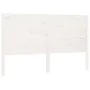 Cabecero madera maciza de pino blanco 206x4x100 cm de vidaXL, Cabeceros y pies de cama - Ref: Foro24-818741, Precio: 107,84 €...