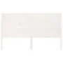 Cabecero madera maciza de pino blanco 206x4x100 cm de vidaXL, Cabeceros y pies de cama - Ref: Foro24-818741, Precio: 107,84 €...