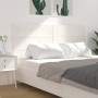 Cabecero madera maciza de pino blanco 206x4x100 cm de vidaXL, Cabeceros y pies de cama - Ref: Foro24-818741, Precio: 109,38 €...