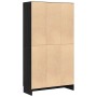 Librería Roble Negro 82,5 x 30,5 x 150 cm Madera de ingeniería en Librerías y estanterías | Comprar online en Foru.es