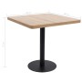 Mesa de bistró MDF marrón claro 80x80 cm en Mesas de comedor | Comprar online en Foru.es