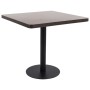Mesa bistró MDF marrón oscuro 80x80 cm en Mesas de comedor | Comprar online en Foru.es