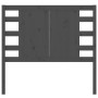Cabecero madera maciza de pino gris 81x4x100 cm de vidaXL, Cabeceros y pies de cama - Ref: Foro24-818747, Precio: 44,78 €, De...