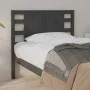 Kopfteil aus massivem grauem Kiefernholz, 81 x 4 x 100 cm von vidaXL, Kopf- und Fußteile - Ref: Foro24-818747, Preis: 44,09 €...