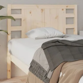 Cabecero de cama madera maciza de pino 96x4x100 cm de vidaXL, Cabeceros y pies de cama - Ref: Foro24-818750, Precio: 43,02 €,...