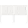 Cabecero de cama madera maciza de pino blanco 165,5x4x100 cm de vidaXL, Cabeceros y pies de cama - Ref: Foro24-818881, Precio...
